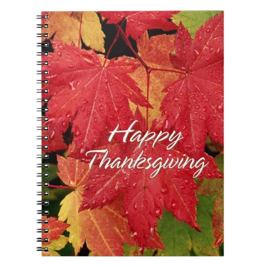 Happy Thanksgiving 8ノートブック ノートブック (正面)