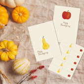 Happy Thanksgiving Apple Greeting Card Download シーズンカード