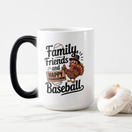 Happy Thanksgiving Autumn Leaves モーフィングマグカップ