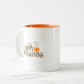 Happy Thanksgiving Coffee Mug ツートーンマグカップ (正面左)