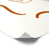 Happy Thanksgiving Dinner Party Printable ポスター (角)