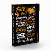 Happy Thanksgiving Fall Is For Pumpkin Spice フォトブロック (左)