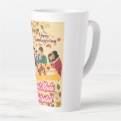 Happy Thanksgiving Feast Mode Activated tee カフェラテマグ (右アングル)