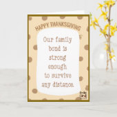 Happy Thanksgiving for Family カード (黄色い花)