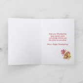 Happy Thanksgiving from Canada Cornucopia シーズンカード (内部)