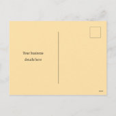 Happy Thanksgiving From Realtor Custom Name シーズンポストカード (裏面)