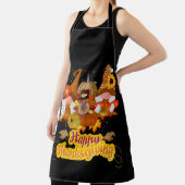 Happy Thanksgiving Gnome エプロン (インサイチュ)