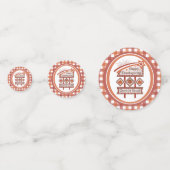 Happy Thanksgiving Grateful & Blessed Retro Sign コンフェッティ (正面)