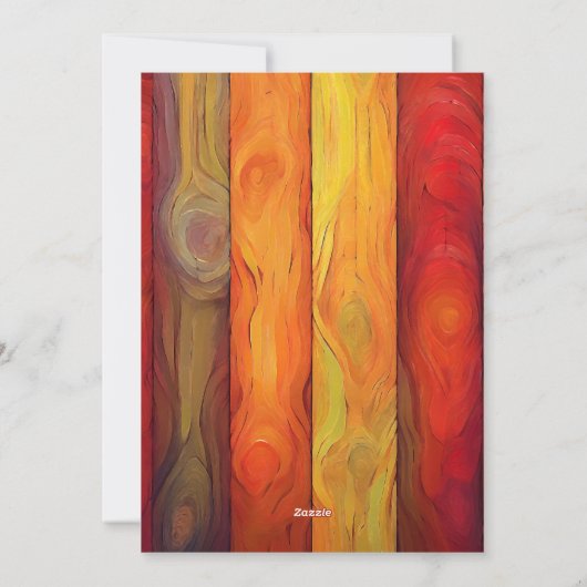 Happy Thanksgiving Greeting シーズンカード (裏面)