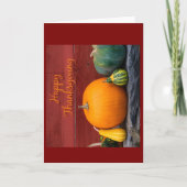 Happy Thanksgiving Greeting Card カード (正面)