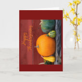 Happy Thanksgiving Greeting Card カード (黄色い花)