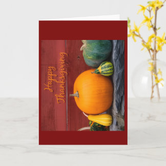 Happy Thanksgiving Greeting Card カード