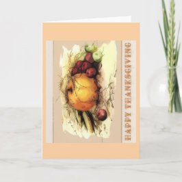 Happy Thanksgiving Greeting Card カード