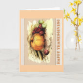 Happy Thanksgiving Greeting Card カード (黄色い花)