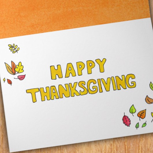 Happy Thanksgiving Hedgehogs Greeting  カード