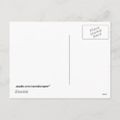 Happy Thanksgiving in Canada Cornucopia シーズンポストカード (裏面)