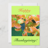 Happy Thanksgiving IV 招待状 (正面)