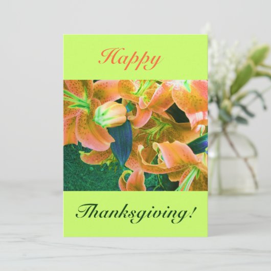 Happy Thanksgiving IV 招待状 (スタンド正面)