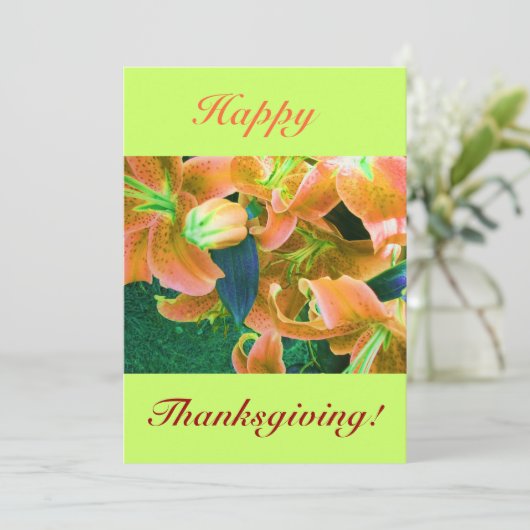 Happy Thanksgiving IV 招待状 (スタンド正面)