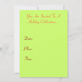 Happy Thanksgiving IV 招待状 (裏面)