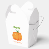 Happy Thanksgiving large pumpkin フェイバーボックス (オープン)