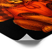 Happy Thanksgiving Lion Women Boys Girls Kids Outf ポスター (角)