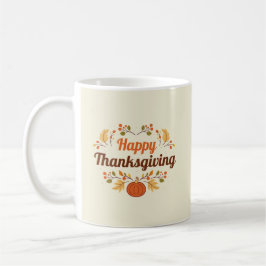 Happy Thanksgiving Mug コーヒーマグカップ