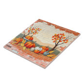Happy Thanksgiving Popular Beautiful Fall タイル (側面)
