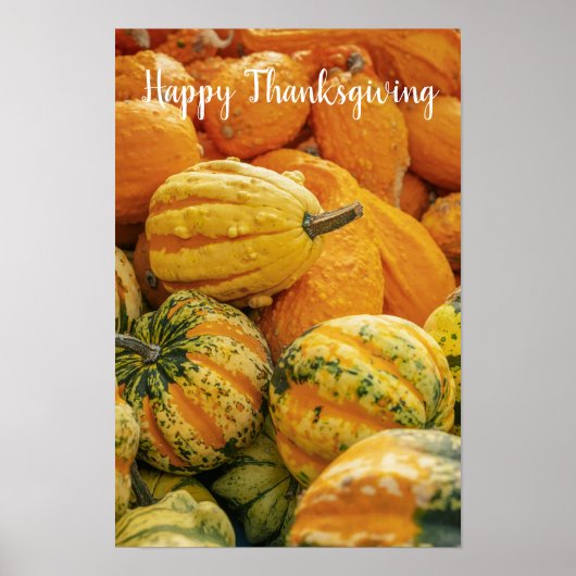 Happy Thanksgiving Poster ポスター (正面)