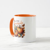 Happy Thanksgiving Pumpkin マグカップ (正面左)