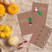 Happy Thanksgiving Rutabaga Greeting Card Download シーズンカード