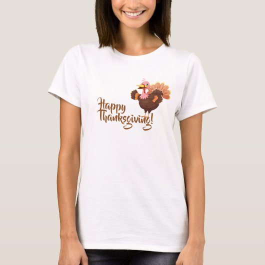 Happy Thanksgiving T-Shirt Tシャツ (正面)