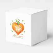 Happy Thanksgiving Thankful Heart Pumpkin  フェイバーボックス (正面サイド)