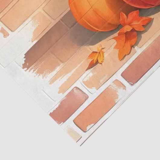 Happy Thanksgiving Trendy Beautiful Fall 薄葉紙 (詳細)