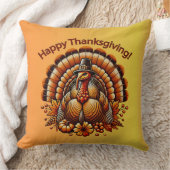 Happy Thanksgiving Turkey クッション (ブランケット)