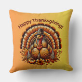 Happy Thanksgiving Turkey クッション (裏面)