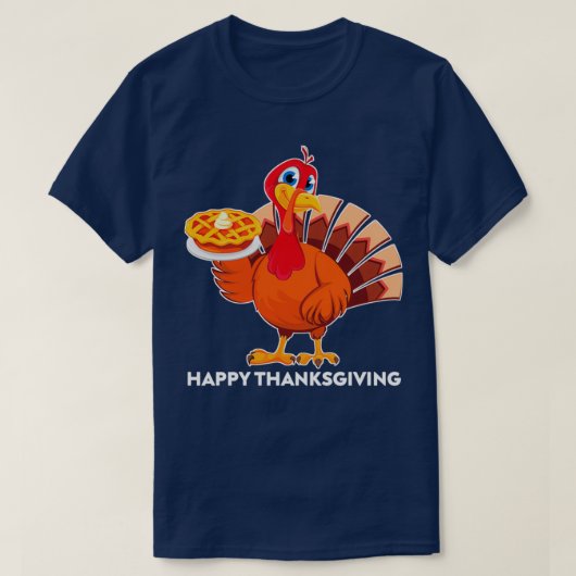 Happy thanksgiving turkey 6 tシャツ (デザイン正面)