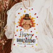 Happy Thanksgiving Turkey Gift Tag ギフトタグ
