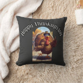 Happy Thanksgiving Turkey Parade クッション (ブランケット)