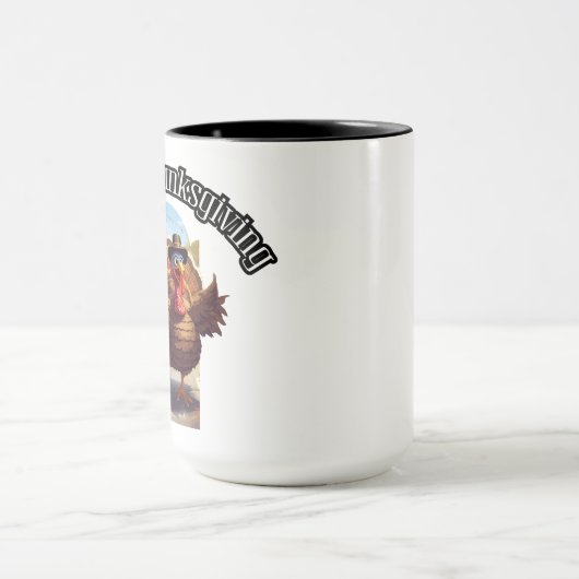 Happy Thanksgiving Turkey Parade マグカップ (中央)