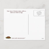 Happy Thanksgiving Wishesポストカードカスタマイズ- it シーズンポストカード (裏面)