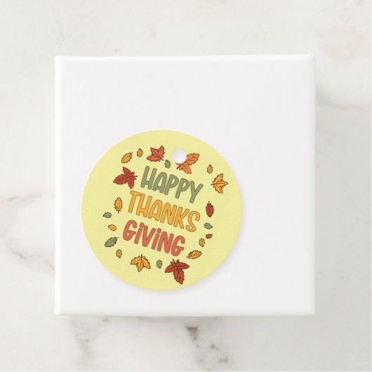 Happy Thanksgiving - Yellow Theme フェイバータグ (インサイチュ)