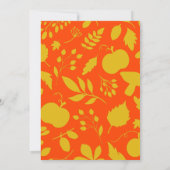 Happy Thanxsgivingフォトコラージュのグリーティングカード 招待状 (裏面)