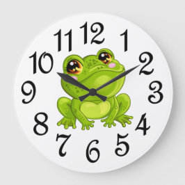 Happy The Frog Acryl Wall Clock ラージ壁時計