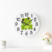 Happy The Frog Acryl Wall Clock ラージ壁時計 (ホーム)