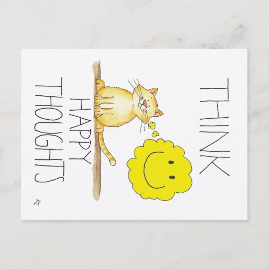 HAPPY THOUGHTS by Nicole Janes ポストカード (正面)