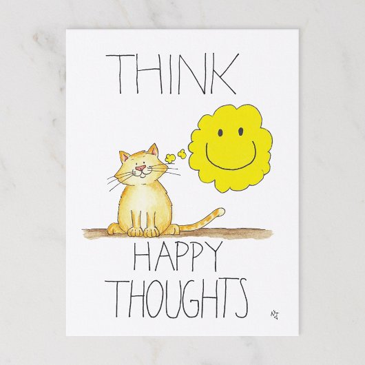 HAPPY THOUGHTS by Nicole Janes ポストカード