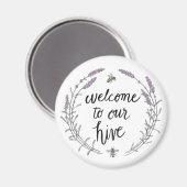 Happy to Bee Home Words II |ハイブへようこそ マグネット (正面/裏面)