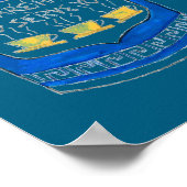 Happy To Serve You Blue Greek Diner Coffee Cup Nyc ポスター (角)