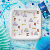 Happy Toddler Birthday ペーパープレート (パーティー)